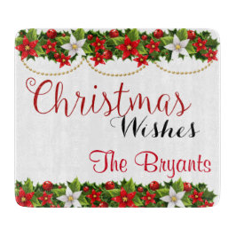 パーソナライズされたクリスマス カッティングボード