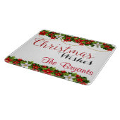 パーソナライズされたクリスマス カッティングボード (角)