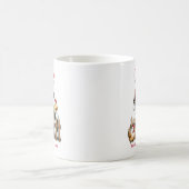 パーソナライズされたクリスマス コーヒーマグカップ (中央)