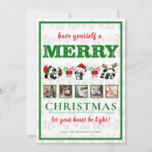 パーソナライズされたクリスマス シーズンカード (正面)