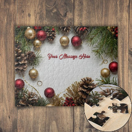 パーソナライズされたクリスマス ジグソーパズル