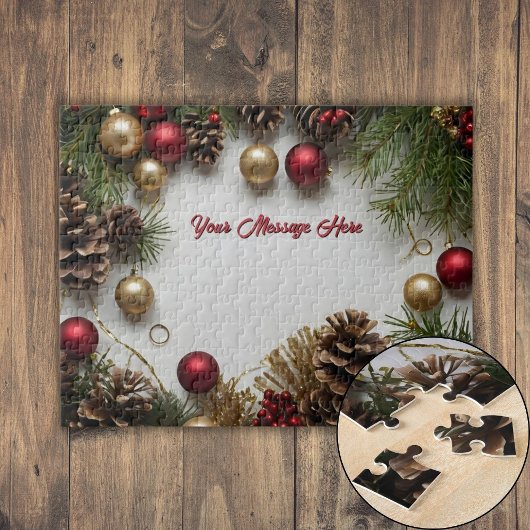 パーソナライズされたクリスマス ジグソーパズル