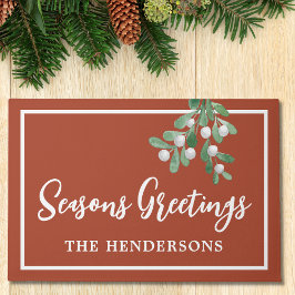 パーソナライズされたクリスマス ドアマット