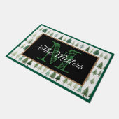 パーソナライズされたクリスマス ドアマット (アングル)