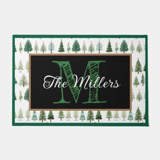 パーソナライズされたクリスマス ドアマット (正面)