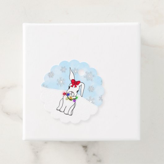 パーソナライズされたクリスマス フェイバータグ (インサイチュ)