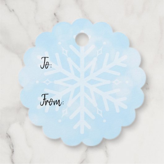 パーソナライズされたクリスマス フェイバータグ (裏面)