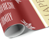 パーソナライズされたクリスマス ラッピングペーパー (ロールコーナー)