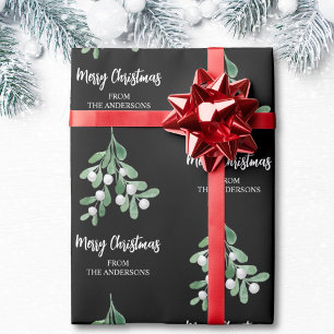 パーソナライズされたクリスマス ラッピングペーパー