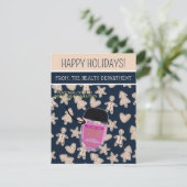 パーソナライズされたクリスマス、小さい贈り物、ギフトカード 招待状 (スタンド正面)