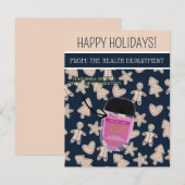 パーソナライズされたクリスマス、小さい贈り物、ギフトカード 招待状 (正面/裏面)