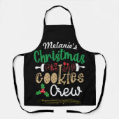 パーソナライズされたクリスマスCookieオールオーバープリントエプロン エプロン (正面)