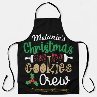 パーソナライズされたクリスマスCookieオールオーバープリントエプロン エプロン