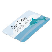 パーソナライズされたクルーズドアシーイルマーカー マグネット (左側)