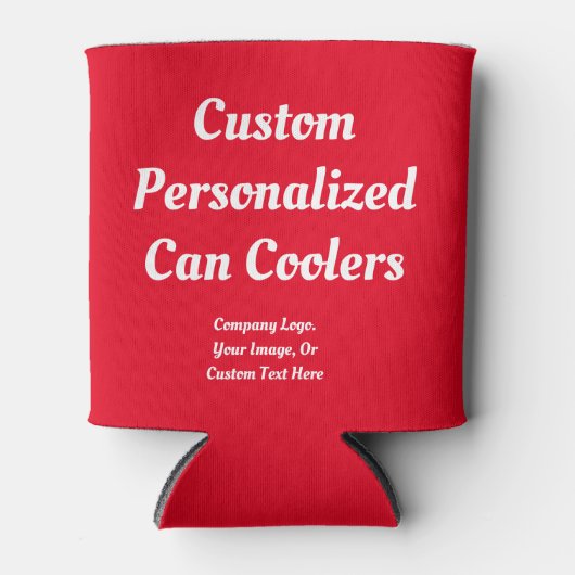 パーソナライズされたクーラーボックス、カスタムクーラーボックスデザイン 缶クーラー (正面)