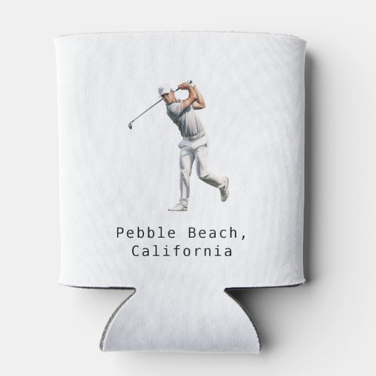 パーソナライズされたクーラーボックス |ゴルフバチュラーパーティ 缶クーラー (裏面)