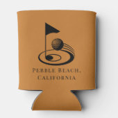 パーソナライズされたクーラーボックス バチェラーゴルフ週末 缶クーラー (裏面)