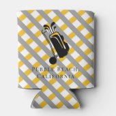 パーソナライズされたクーラーボックス バチェラーゴルフ週末 缶クーラー (裏面)