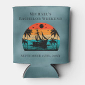 パーソナライズされたクーラーボックス | ボートバチュラーパーティ 缶クーラー (正面)