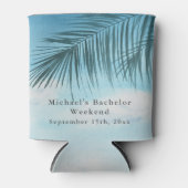 パーソナライズされたクーラーボックス |学士ビーチ週末 缶クーラー (正面)