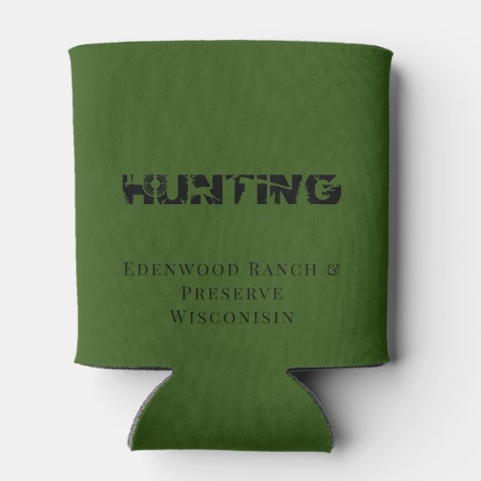 パーソナライズされたクーラーボックス |学士狩り週末 缶クーラー (裏面)