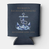 パーソナライズされたクーラーボックス |航海のバチュラーパーティ 缶クーラー (正面)