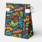 パーソナライズされたクールなモダンなトレンディなコミックブックの楽しみ フェイバーボックス (裏面サイド)