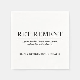 パーソナライズされたクールカスタムパーティー スタンダードカクテルナプキン