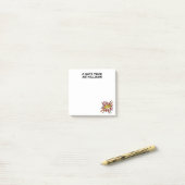 パーソナライズされたクールモダン漫画ポップ・アートの簿 ポストイット (デスク上)