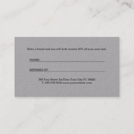 パーソナライズされたグモダン芸術的レイ黒一文字 紹介カード