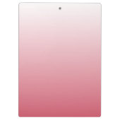 パーソナライズされたグラデーション斜め クリップボード (裏面)