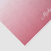 パーソナライズされたグラデーション斜め 薄葉紙 (詳細)