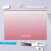 パーソナライズされたグラデーション斜め 薄葉紙 (クラフト)