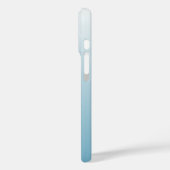 パーソナライズされたグラデーション水色 Case-Mate iPhoneケース (裏面 / 左)