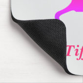 パーソナライズされたグラデーション猫 マウスパッド (コーナー)