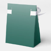 パーソナライズされたグラデーション緑 フェイバーボックス (裏面サイド)