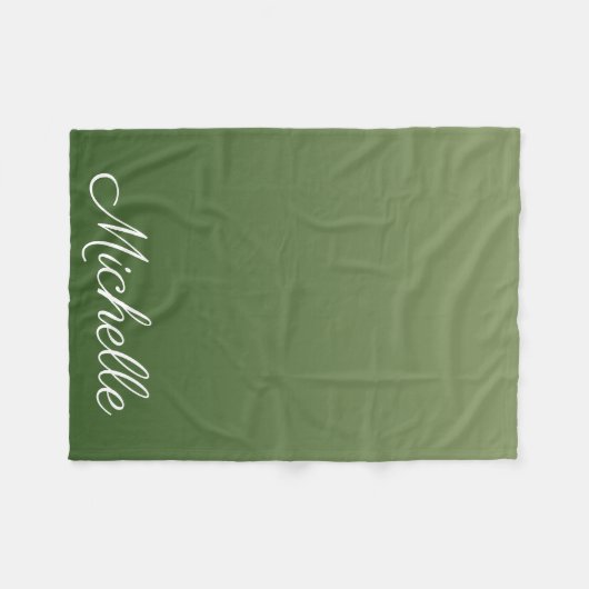 パーソナライズされたグラデーション フリースブランケット (正面(横))