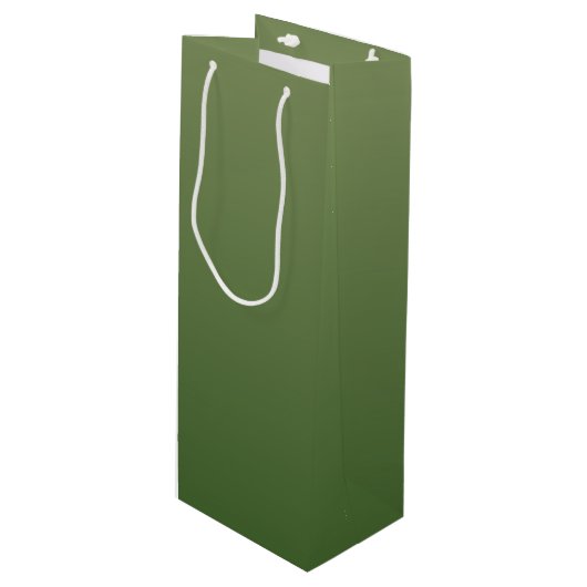 パーソナライズされたグラデーション ワインギフトバッグ (正面アングル)