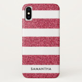 パーソナライズされたグリッター効果 Case-Mate iPhoneケース (裏面)