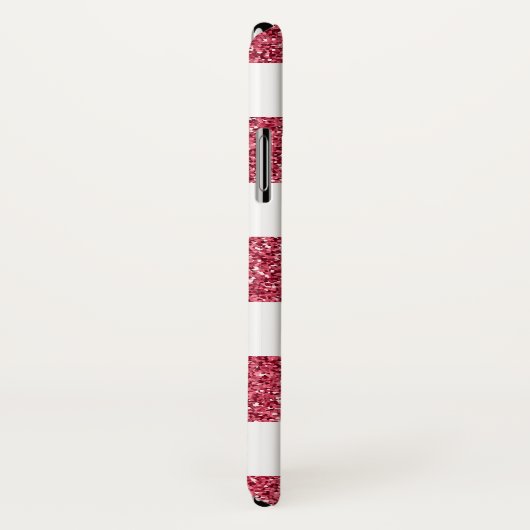 パーソナライズされたグリッター効果 Case-Mate iPhoneケース (裏面/右)