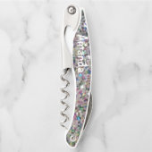 パーソナライズされたグリッター ソムリエナイフ (正面)