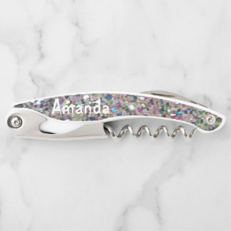 パーソナライズされたグリッター ソムリエナイフ