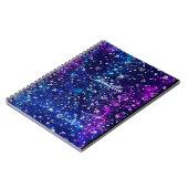 パーソナライズされたグリッター ノートブック (左側)