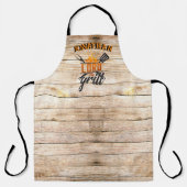 パーソナライズされたグリルBBQ エプロン (正面)