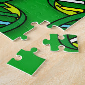パーソナライズされたグリーンDNA医療科学 ジグソーパズル (側面)