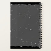 パーソナライズされたグレイヘッドシェフレシピ本男性へ ノートブック (裏面)