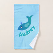 「パーソナライズされたグープ、グープ」 バスタオルセット (ハンドタオル)