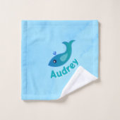 「パーソナライズされたグープ、グープ」 バスタオルセット (ウォッシュタオル)