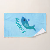 「パーソナライズされたグープ、グープ」 バスタオルセット (ハンドタオル)