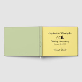 パーソナライズされたゲストブック50周年記念パーティー ゲストブック